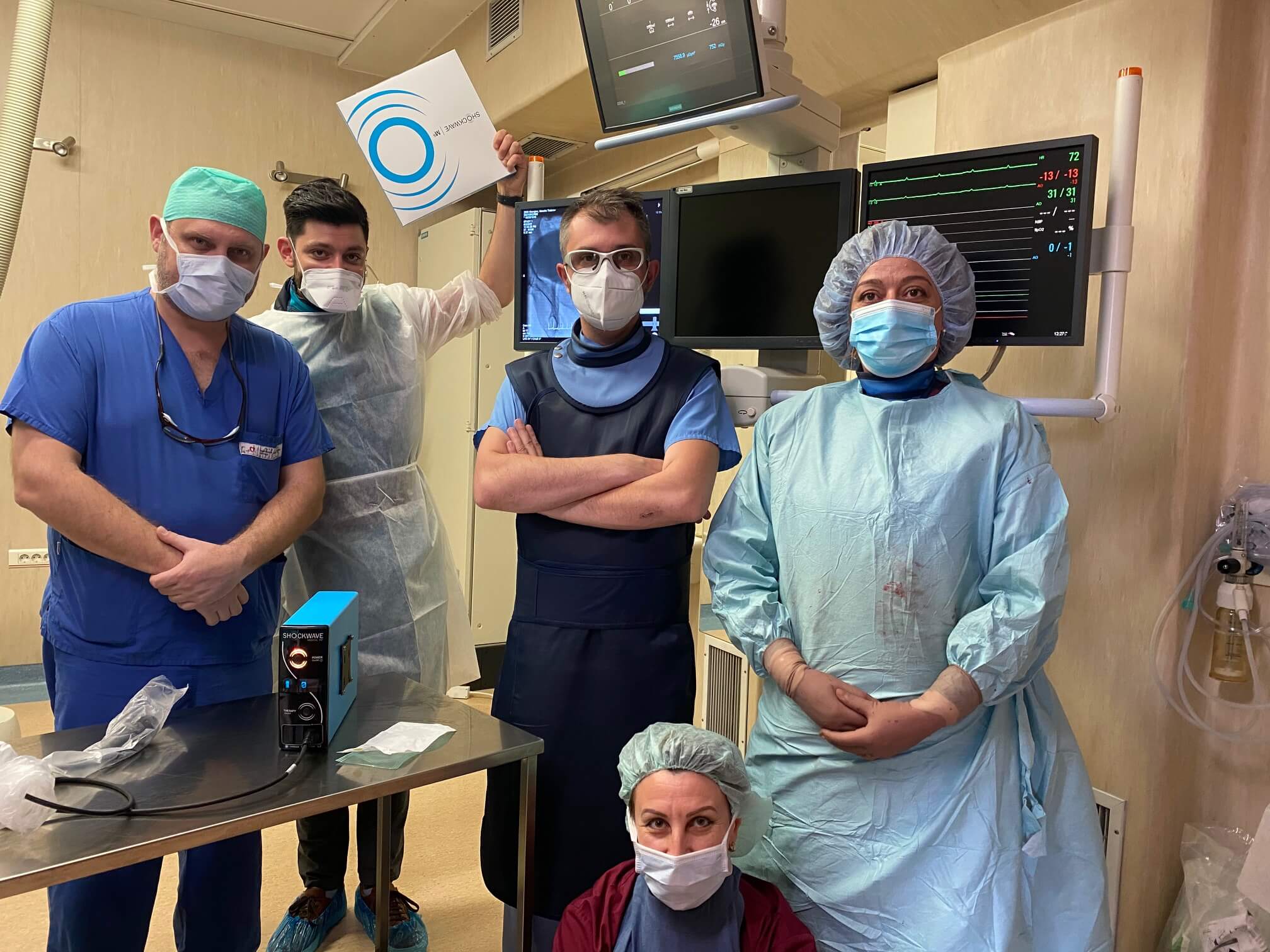 Breaking the calcium at National Heart Hospital, Sofia